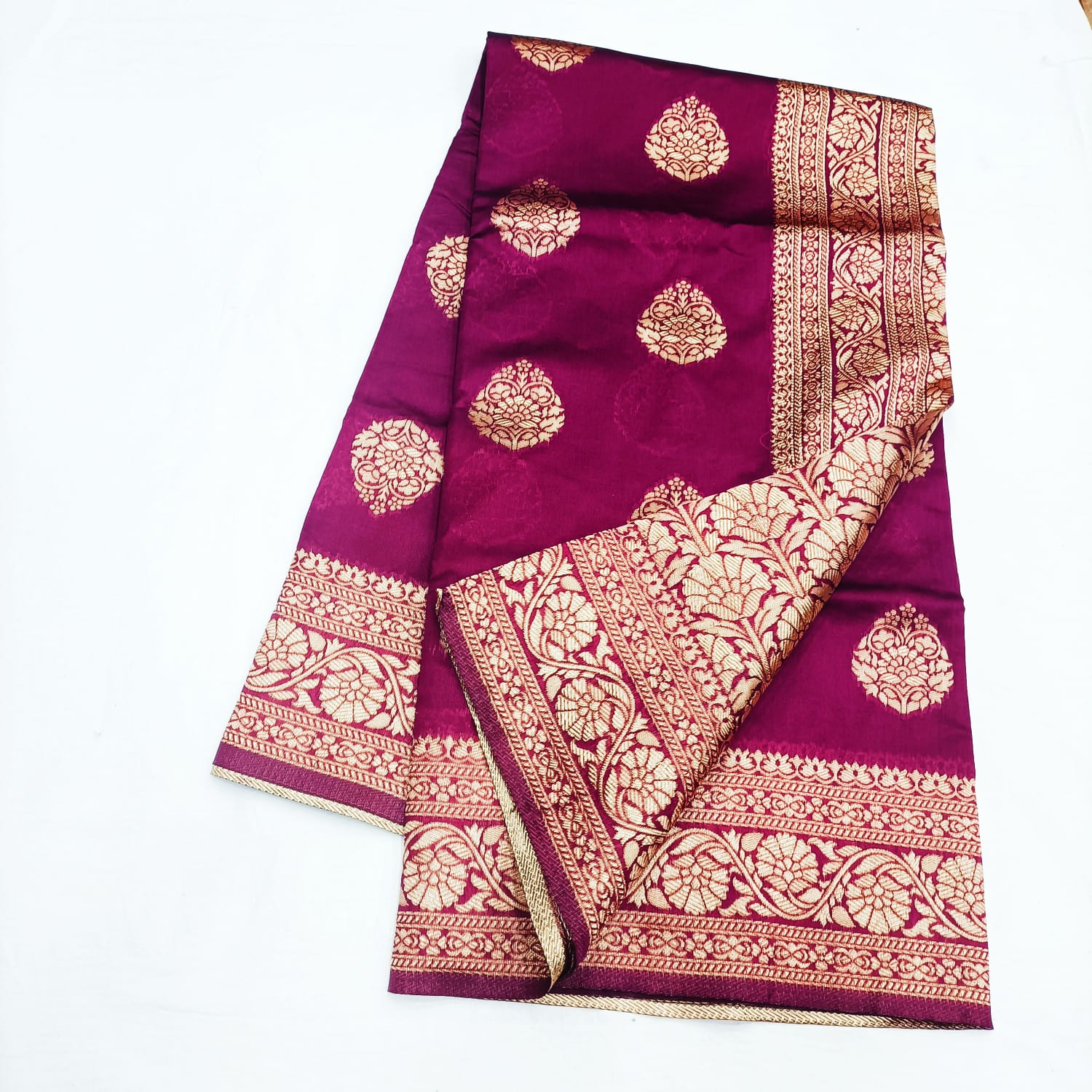 Mona Soft Banarasi Silk Sarees Catalog